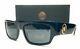 Versace Ve4385 Gb1 87 Black Grey Men's Sunglasses 56 Mm