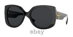 VERSACE VE4387 GB1 87 Black Dark Grey 56 mm Women's Sunglasses