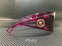 VERSACE VE4393 533487 Transparent Fuxia Pilot Women's Sunglasses 46 mm