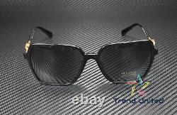 VERSACE VE4396F GB1 87 Black Dark Grey 58 mm Women's Sunglasses
