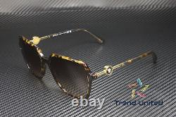 VERSACE VE4396 108 13 Havana Light Dark Brown Gradient 58 mm Women's Sunglasses