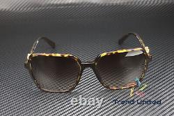 VERSACE VE4396 108 13 Havana Light Dark Brown Gradient 58 mm Women's Sunglasses