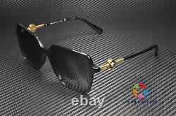 VERSACE VE4396 GB1 87 Black Dark Grey 58 mm Women's Sunglasses