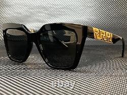 VERSACE VE4418 GB1 87 Black Square 56 mm Women's Sunglasses