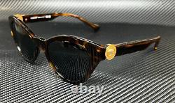 VERSACE VE4435 108 87 Brown Havana Dark Grey Women's 52 mm Sunglasses