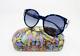Valentino Va 4038 5031/11 New Blue Tortoise/blue Gradient New Women's Sunglasses