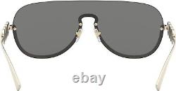 Versace 0VE2215 1252/6G 39mm Sunglasses Women's Pale Gold/Light Grey Lenses