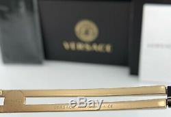 Versace Aviator VE2165 Sunglasses Pale Gold Gold Mirror 1252/5A 58mm NEW