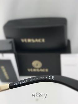 Versace GLAM MEDUSA VE2161B Sunglasses Pale Gold Gold Mirror 1252/5A