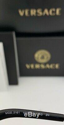 Versace GLAM MEDUSA VE2161 Sunglasses Gold Frame Silver Mirror Lens 1002/6G
