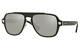 Versace Medusa Charm Sunglasses Ve2199 10006g Matte Black/lt Grey Mirror Silver