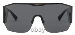 Versace Shield Sunglasses Ve2220 100987 Black / Grey Lens