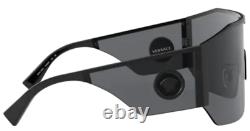 Versace Shield Sunglasses Ve2220 100987 Black / Grey Lens