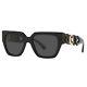 Versace Sunglasses Black Frame, Dark Grey Lenses, 0ve4409 Gb1/87 53mm