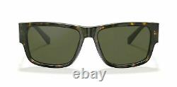 Versace Sunglasses VE4369 108/82 Havana Frame With Green Lens NEW