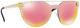 Versace Ve2177 12524z Gold Frame Rose Pink Mirror 45mm Lens Sunglasses