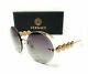 Versace Ve2214 100211 Gold Grey Gradient Lens Women Sunglasses 59mm