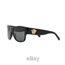 Versace VE4275 Polarized Sunglasses Black/ Grey 58mm