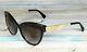 Versace Ve4338-108/13 Dark Havana/black Brown Gradient 57 Mm Women's Sunglasses