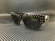 Versace Ve4358 Gb1 87 Black Gold Women's Rectangle Sunglasses 52-22