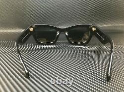 Versace VE4358 GB1 87 Black Gold Women's Rectangle Sunglasses 52-22
