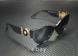 Versace VE4368 GB1 87 Black Women's Cat Eye Sunglasses 56 mm