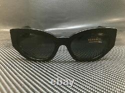 Versace VE4376B GB1 87 Black Grey Lens Women's Sunglasses 54mm