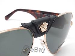 Versace VE 2150Q 1002/71 Gold withGrey Green Sunglasses