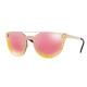 Versace Ve 2177 1252/4z Pale Gold / Yellow Rose Mirror Sunglasses Bnib Ve2177