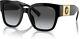 Versace Ve 4437u Gb1/t3 Black Polarized Sunglasses Grey Gradient Lens