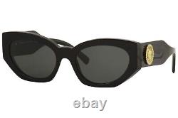 Versace Woman Sunglasses, Black Lenses Acetate Frame, VE4376/B GB1/87 54mm