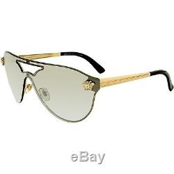 Versace Women's VE2161-10026G-42 Gold Shield Sunglasses