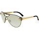 Versace Women's Ve2161-10026g-42 Gold Shield Sunglasses