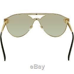 Versace Women's VE2161-10026G-42 Gold Shield Sunglasses