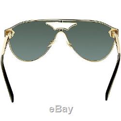 Versace Women's VE2161-100287-42 Black Shield Sunglasses