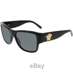 Versace Women's VE4275-GB1/87-58 Black Square Sunglasses