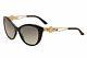 Versace Women's Ve4295 Ve/4295 Gb1/11 Black/gold Fashion Cat Eye Sunglasses 57mm