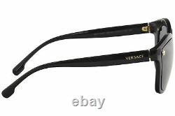 Versace Women's VE4350 GB1/87 Black Fashion Square Sunglasses 57mm