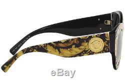 Versace Women's VE4353 VE/4353 5283/87 Baroque Yellow Square Sunglasses 51mm