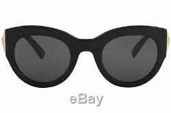 Versace Women's VE4353 VE/4353 GB1/87 Black Fashion Square Sunglasses 51mm