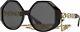 Versace Women's Ve4395-534587 Fashion 59mm Black Sunglasses