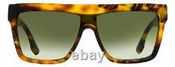 Victoria Beckham Shield Sunglasses VB99S 220 Patchwork Tortoise 59mm 99S