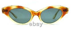 Vintage Cat Eye Sunglasses 1950s France Genuine UNUSUAL COLORFUL Frame NOS