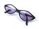 Vintage Cat-eye Sunglasses Nos Unusual Diagonal Frame France Made 1970s