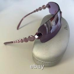 Vintage Dior pink shield sunglasses y2k 2000s