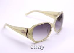 Vintage GUCCI SUNGLASSES WOMEN Acetate Frame Pearly 59-135.mm ITALY 90s NEW