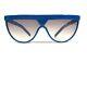 Vintage Gianni Versace Sunglasses Mod. 810 Col. 817 Bl Blue Frames W Purple Lens