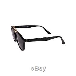 Vintage Ray Ban Gatsby Sunglasses RB4256 Black Gold Frame 601/71 49mm Green Lens