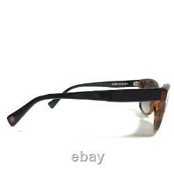 Xavier Garcia Sunglasses OLIVAS col. 02 Black Brown Round Frames with Gray Lenses