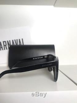 YSL Yves Saint Laurent Sunglasses Black Frame Mirror Lenses 100% Authentic